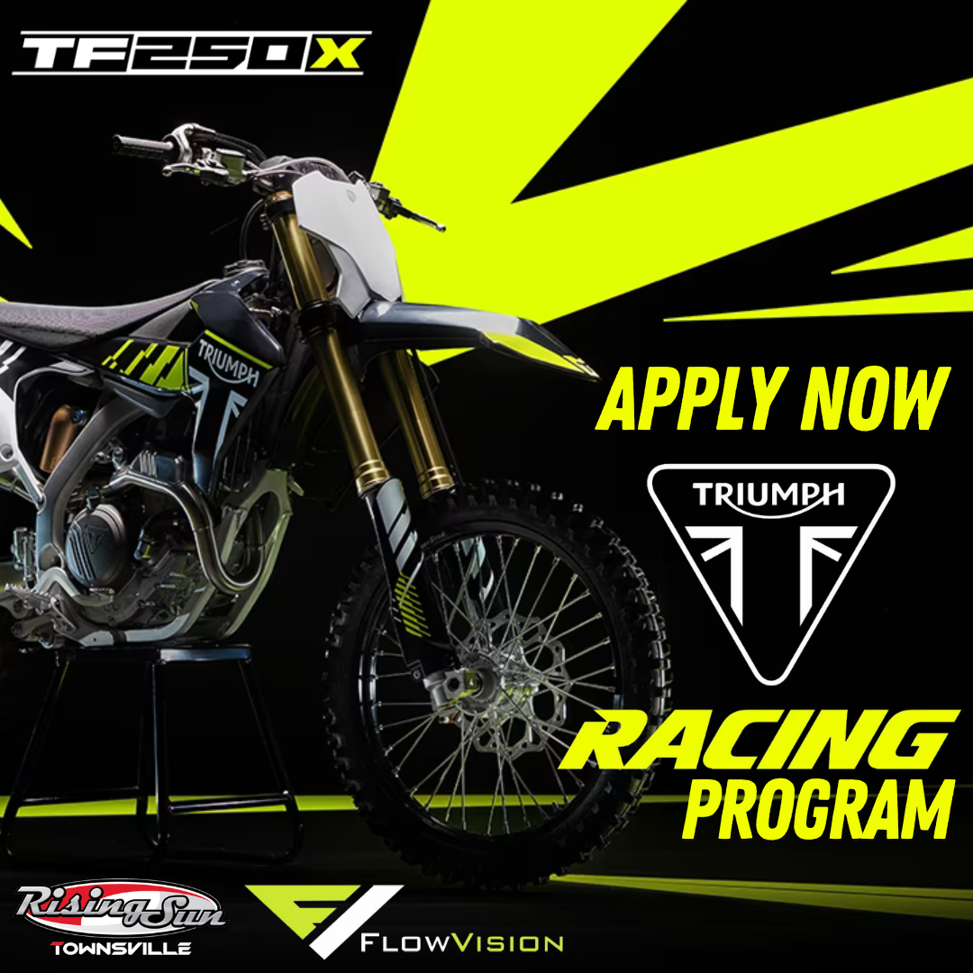 TRIUMPH RACING PROGRAM  -Up to $1500 OFF + up to $1000 of Accessories!