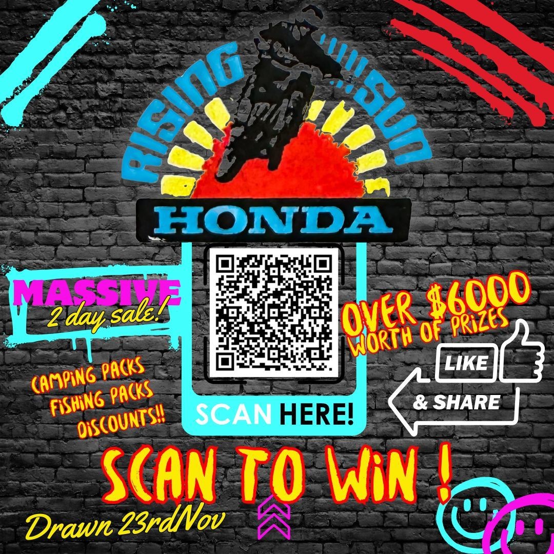 SHOW DAY SCAN TO WIN!